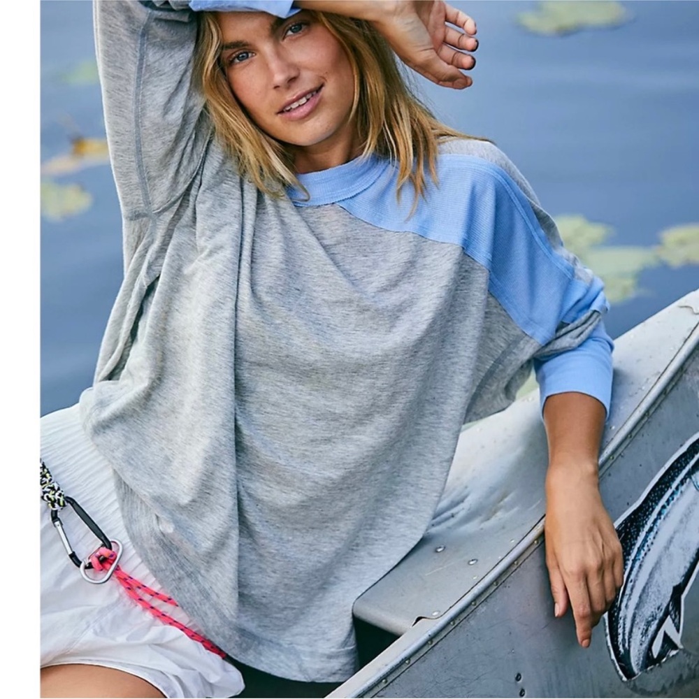 Free People All About It Long Sleeve Top XS
